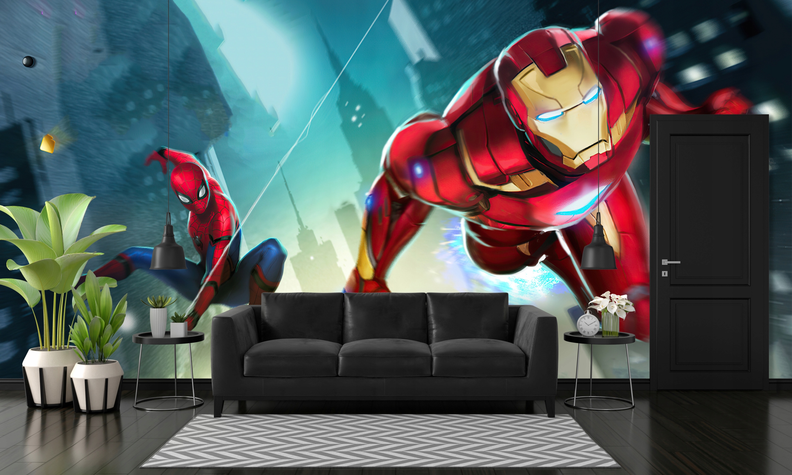 Tapeta winylowa Premium 300g 300x210 Iron Man Bohater Avengers