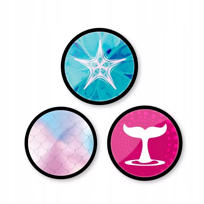 Zestaw znaczków Nikidom Roller Pins Mermaid