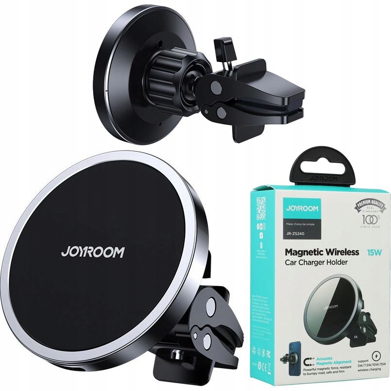 Uchwyt samochodowy magnetyczny Joyroom, na kratkę nawiewu do MagSafe 15W
