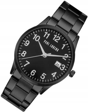 Čitelné Pánské Hodinky Paul Lorens Pl 14573B2-1A5 Černé Arabské Číslice Box