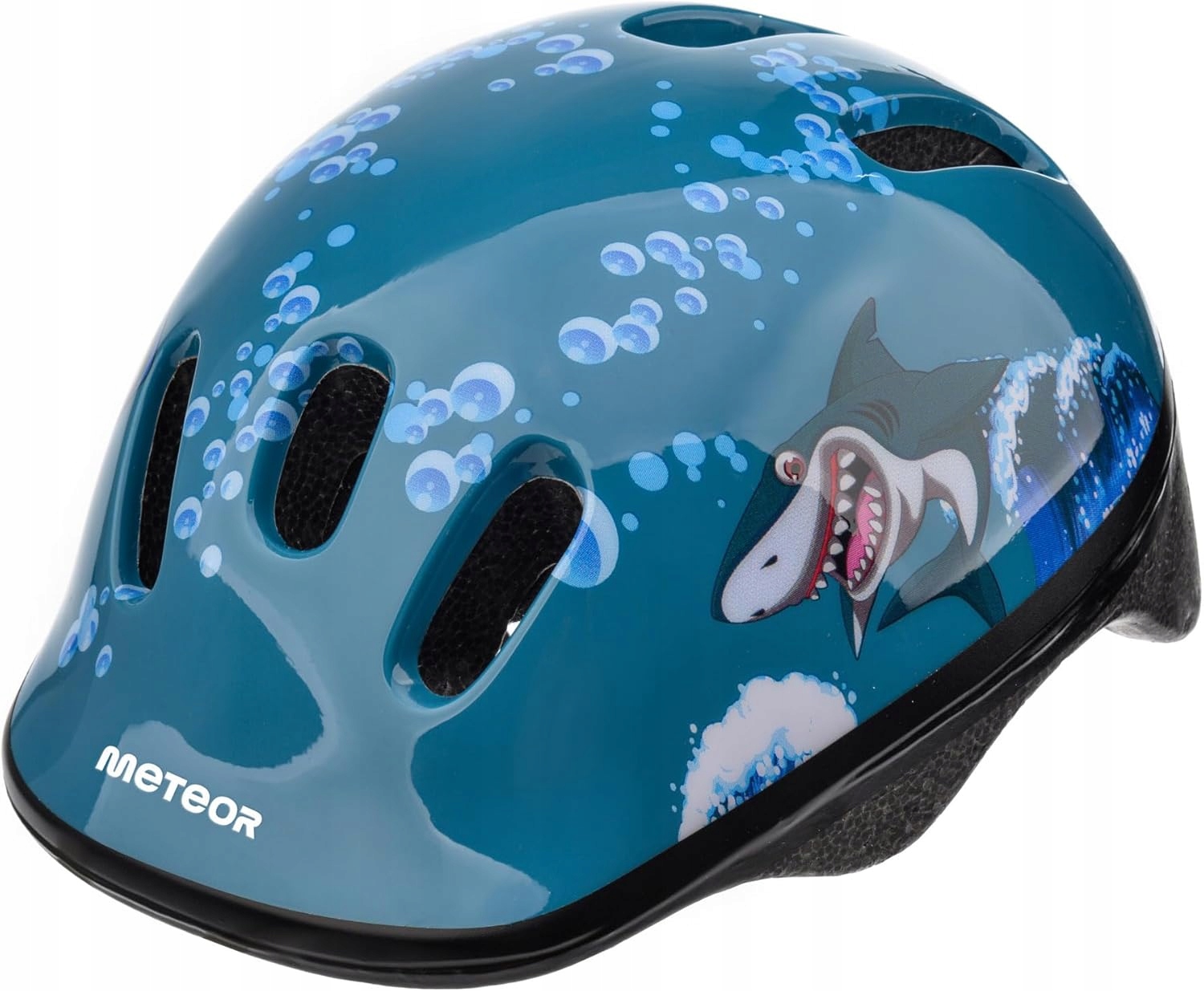 Kask Dziecięcy Dla Dzieci Meteor Rozm Xs Regulacja 44-48 cm Rekin