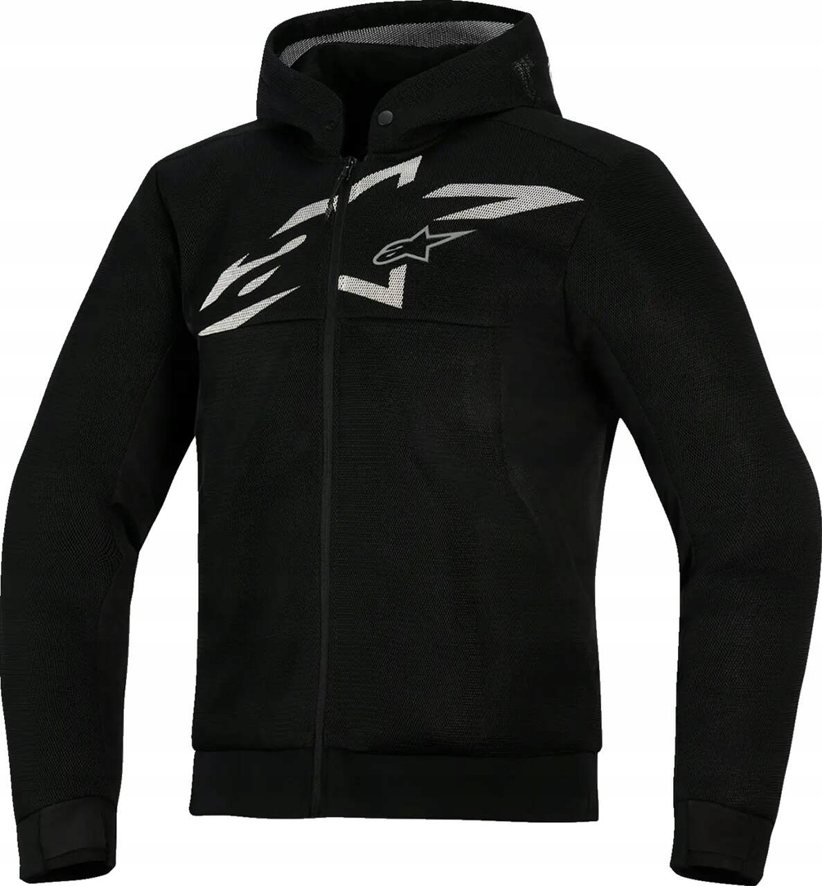 Bunda Alpinestars Chrome Airflow Hoodie Black/Gray/White XXL