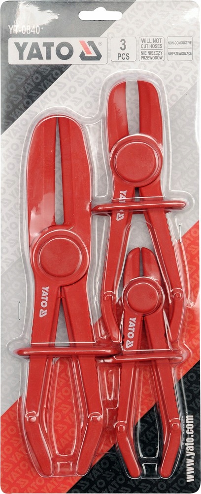 YATO - ZACISKI DO PRZEWODÓW Z CIECZĄ KOMPLET 3 SZT Marka Yato
