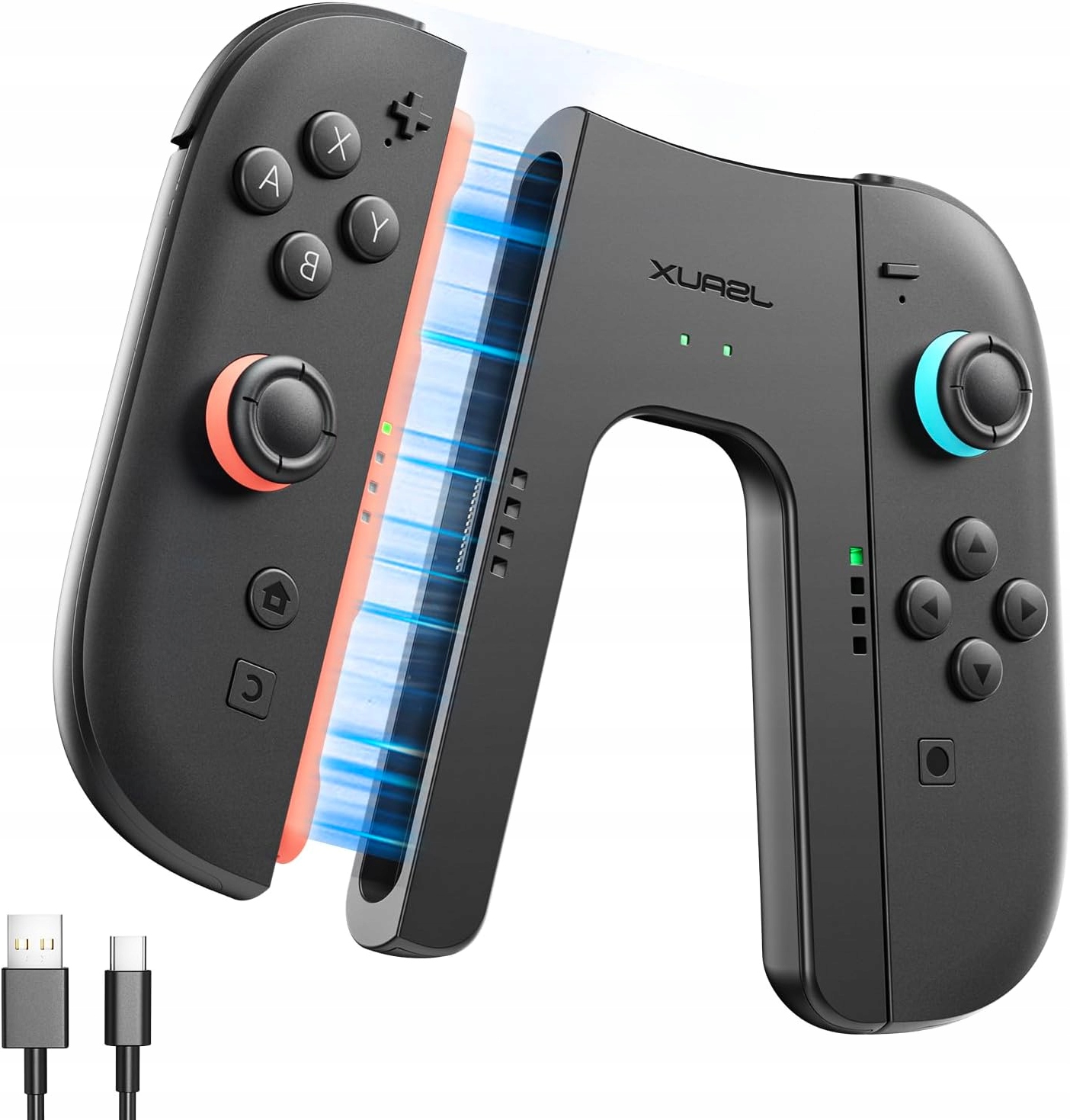 MAGNETYCZNY UCHWYT LADUJACY DO SWITCH 2 Z LED I KABLEM 1,5 M