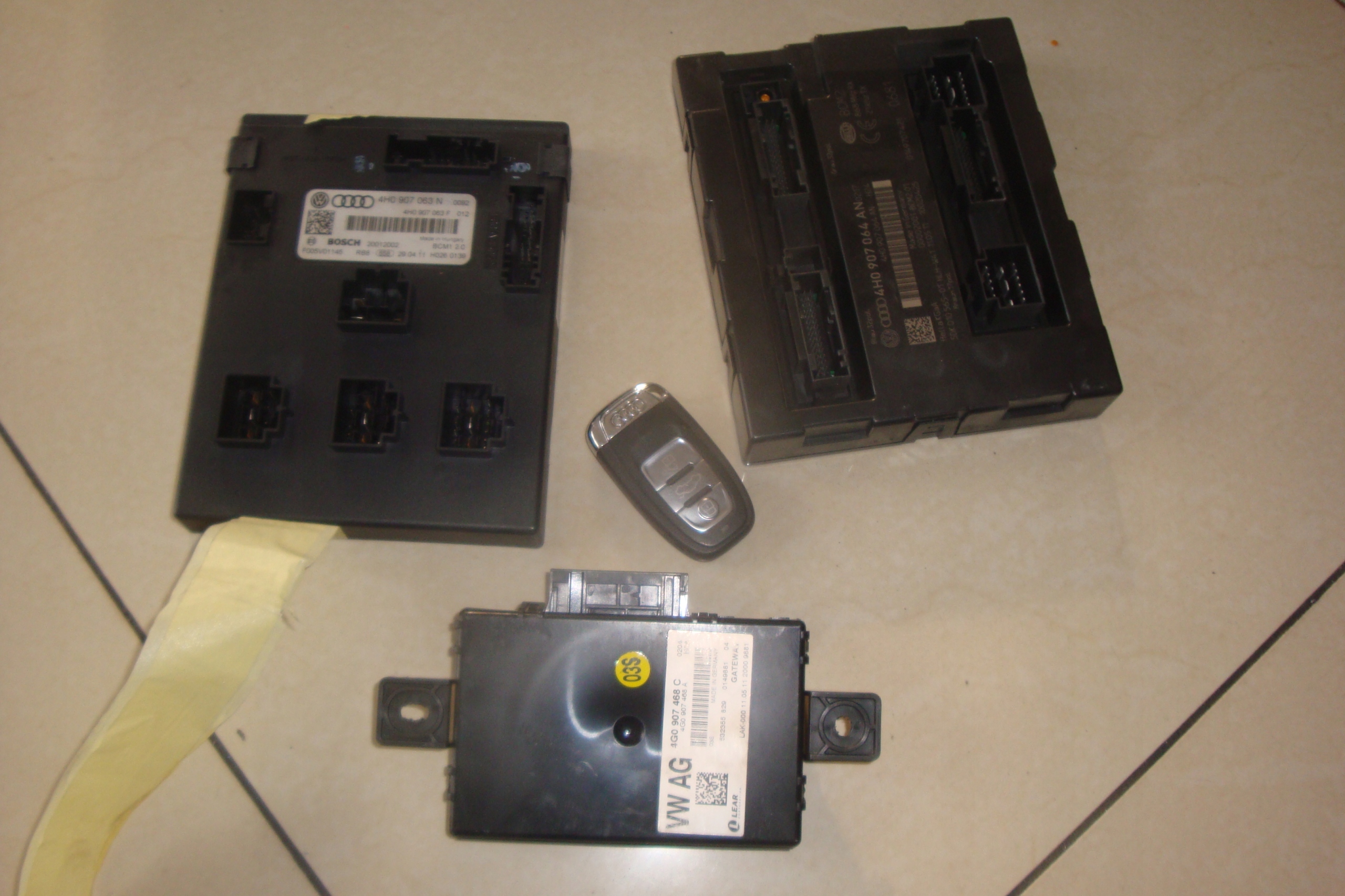 Zestaw odpalajacy4G0907468C audi a6 4H0907064AN