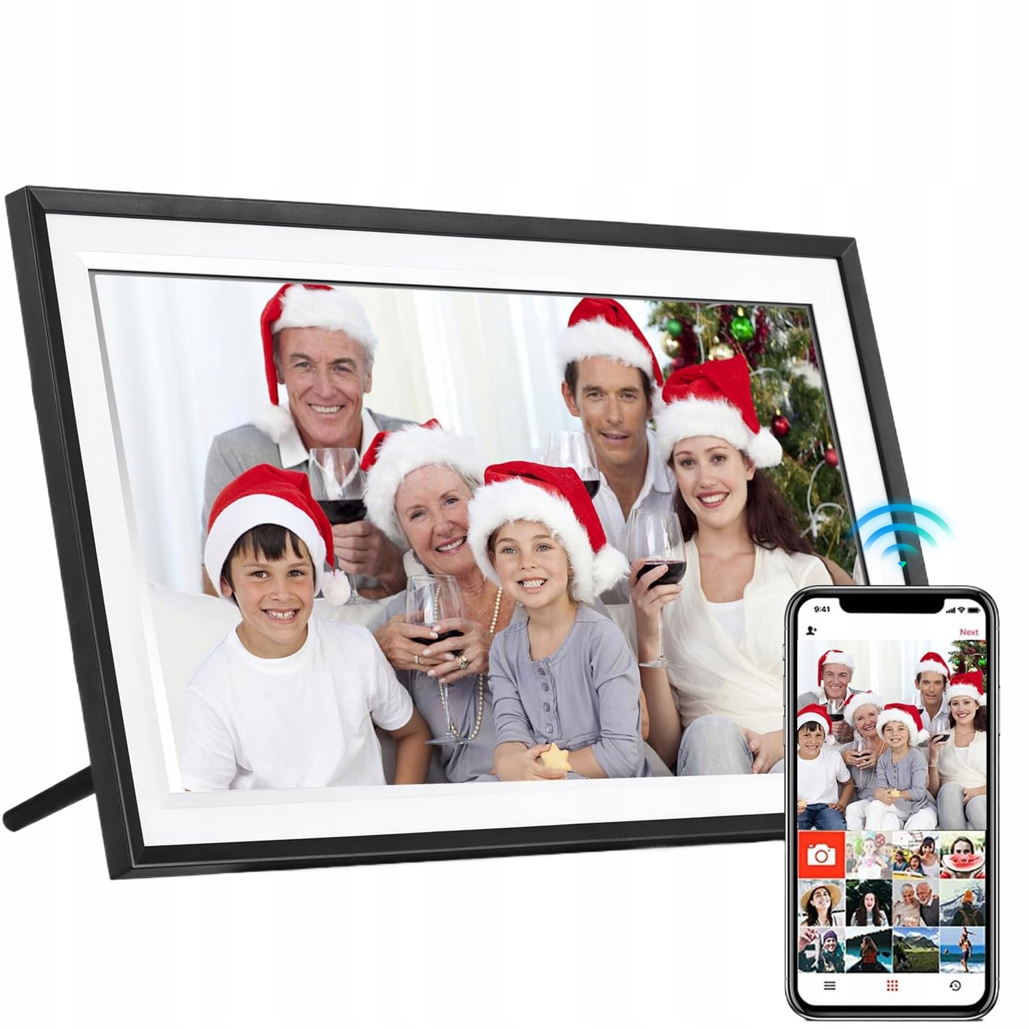 Digitální Rámeček Na Fotografie Wifi Dotykový Displej 32GB 15,6 Palců Dárek