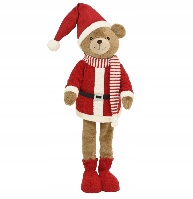 Vánoční figurka Plyšový Medvídek stojící, velký, 120 cm