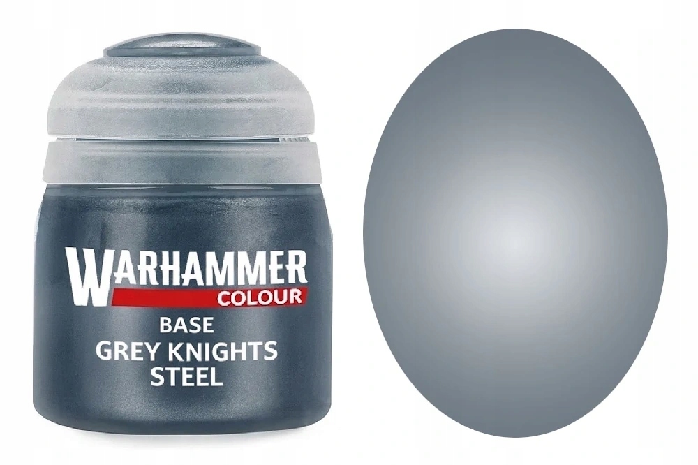 Farba modelarska Citadel Warhammer Colour Base Grey Knights Steel
