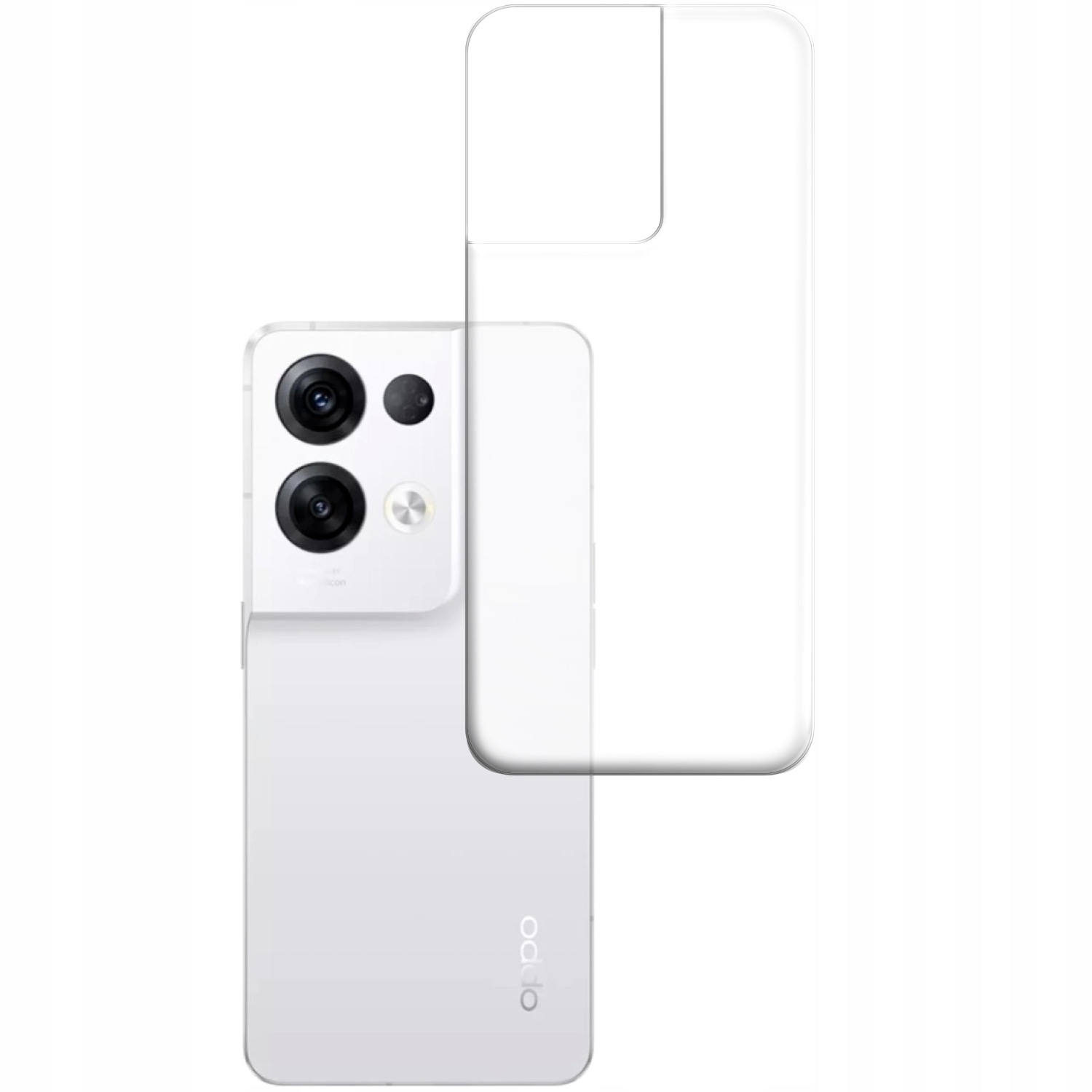 

Etui Do Oppo Reno 8 Pro 5G Gumowe Slim Clear View