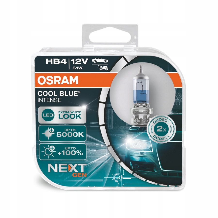 

Żarówki HB4 Osram Cool Blue Intense Next Gen