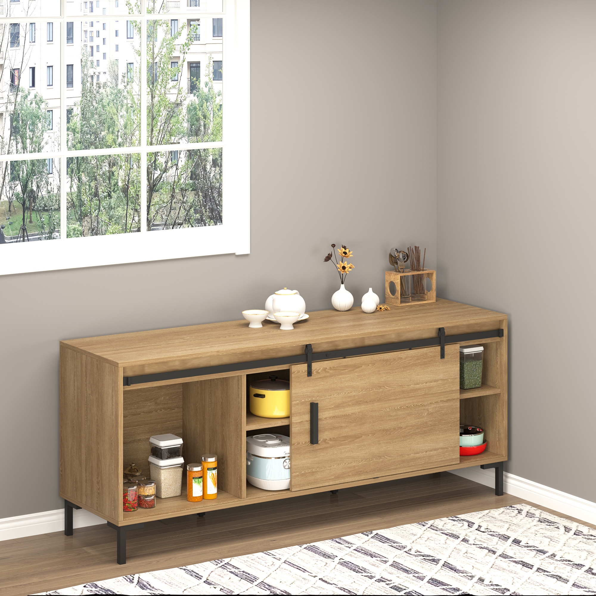 HOMCOM System drzwi przesuwnych prowadnica Kod producenta B81-034