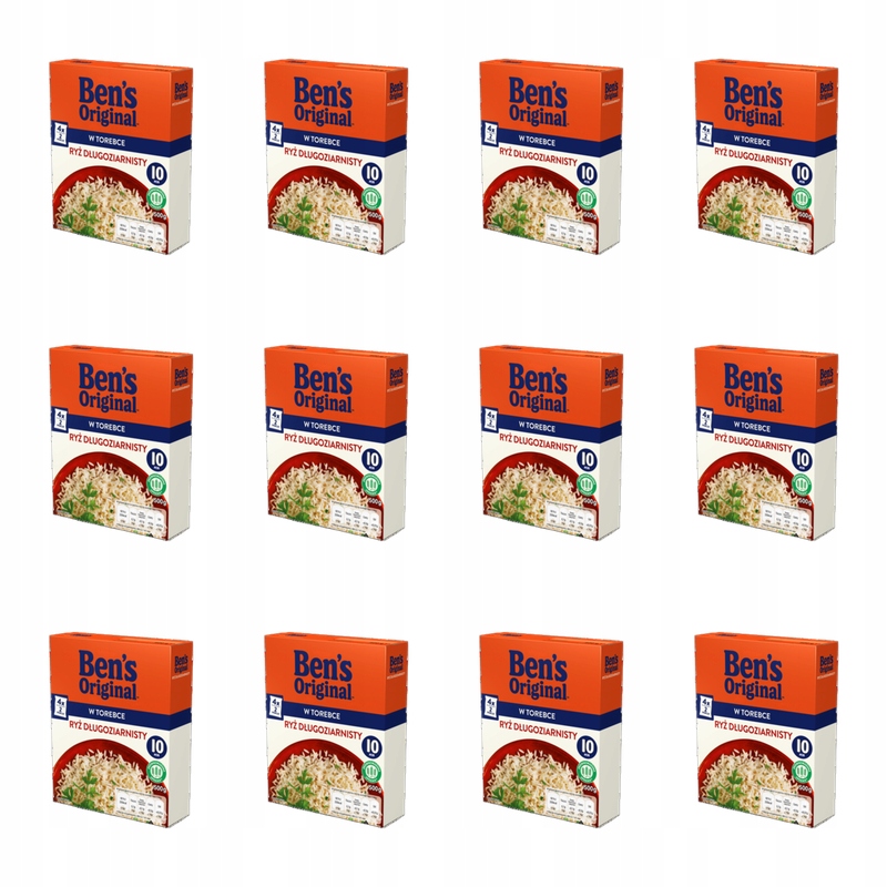 Ben's Ryż długoziarnisty parboiled 500g X12
