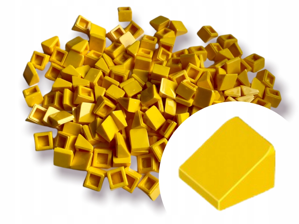 

Lego 54200 Slope Skos 1x1 Zółty Yellow Aż 100szt