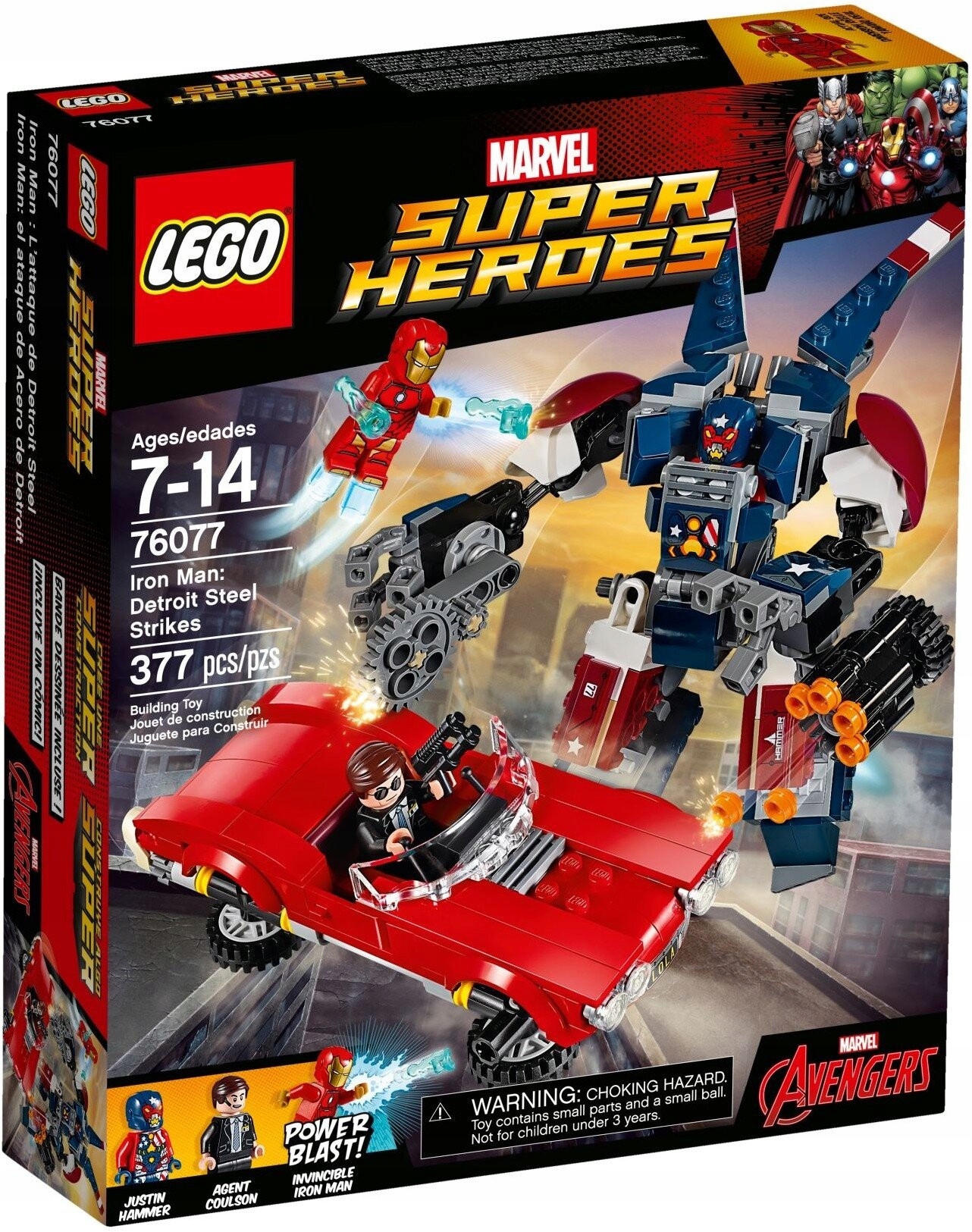 Lego Heroes Iron Man 76077: Detroit Steel útočí Nové