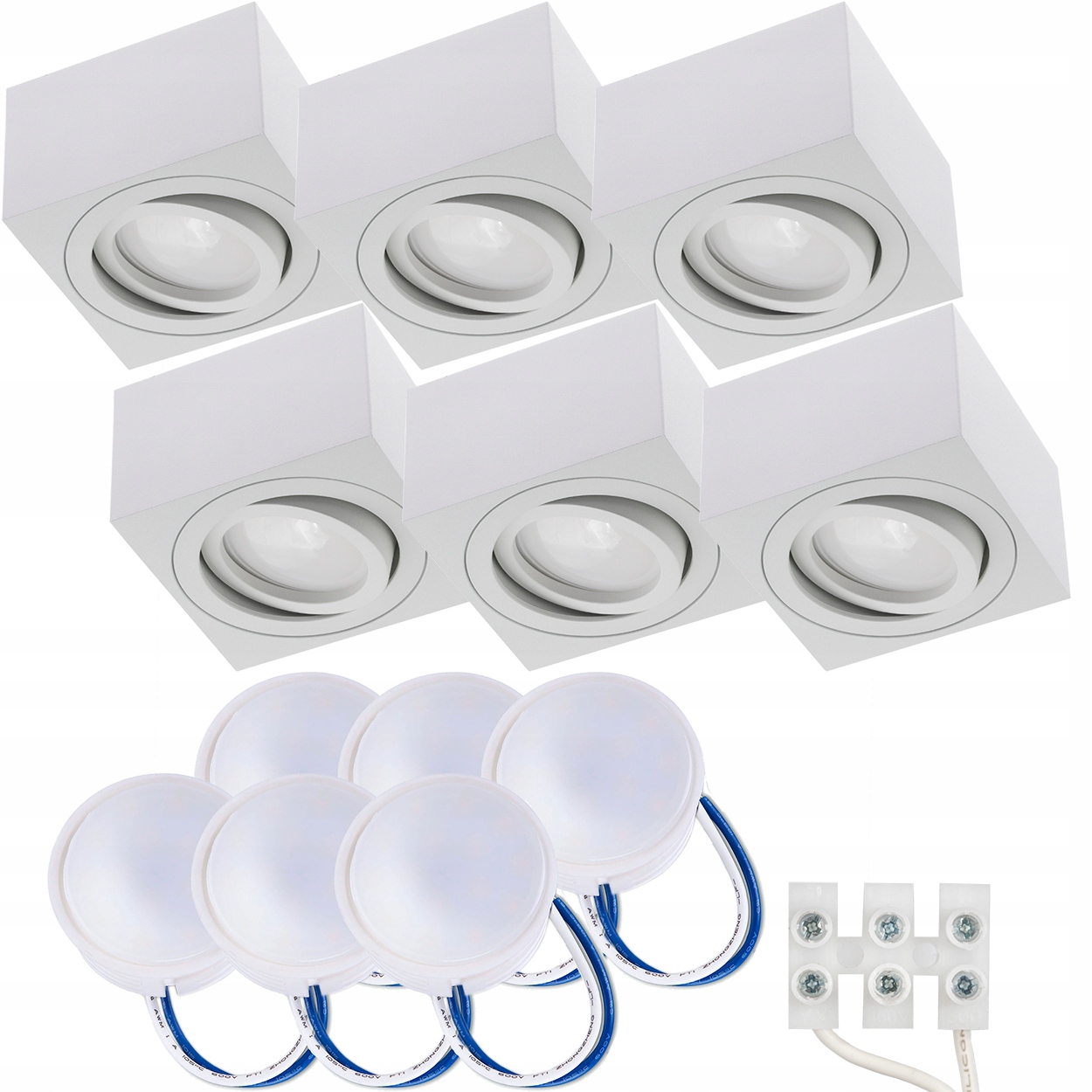 

6x Oprawa Natynkowa Halogenowa Tuba Led Led 5W