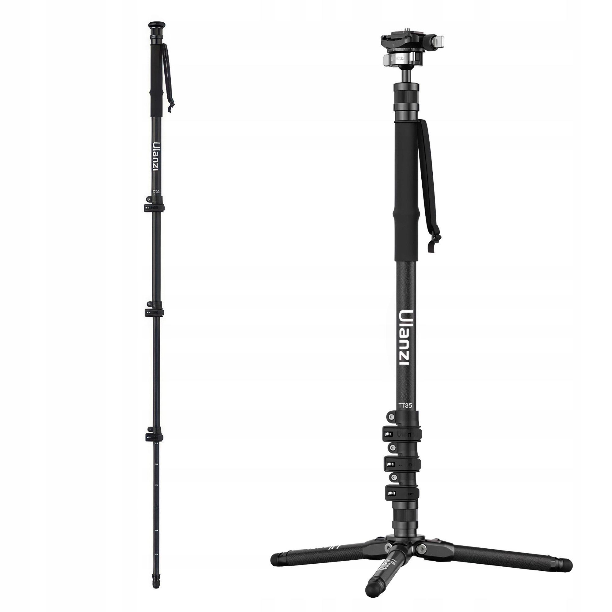 Univerzální monopod 130 cm, lehký, s 1/4 závitem pro fotoaparáty