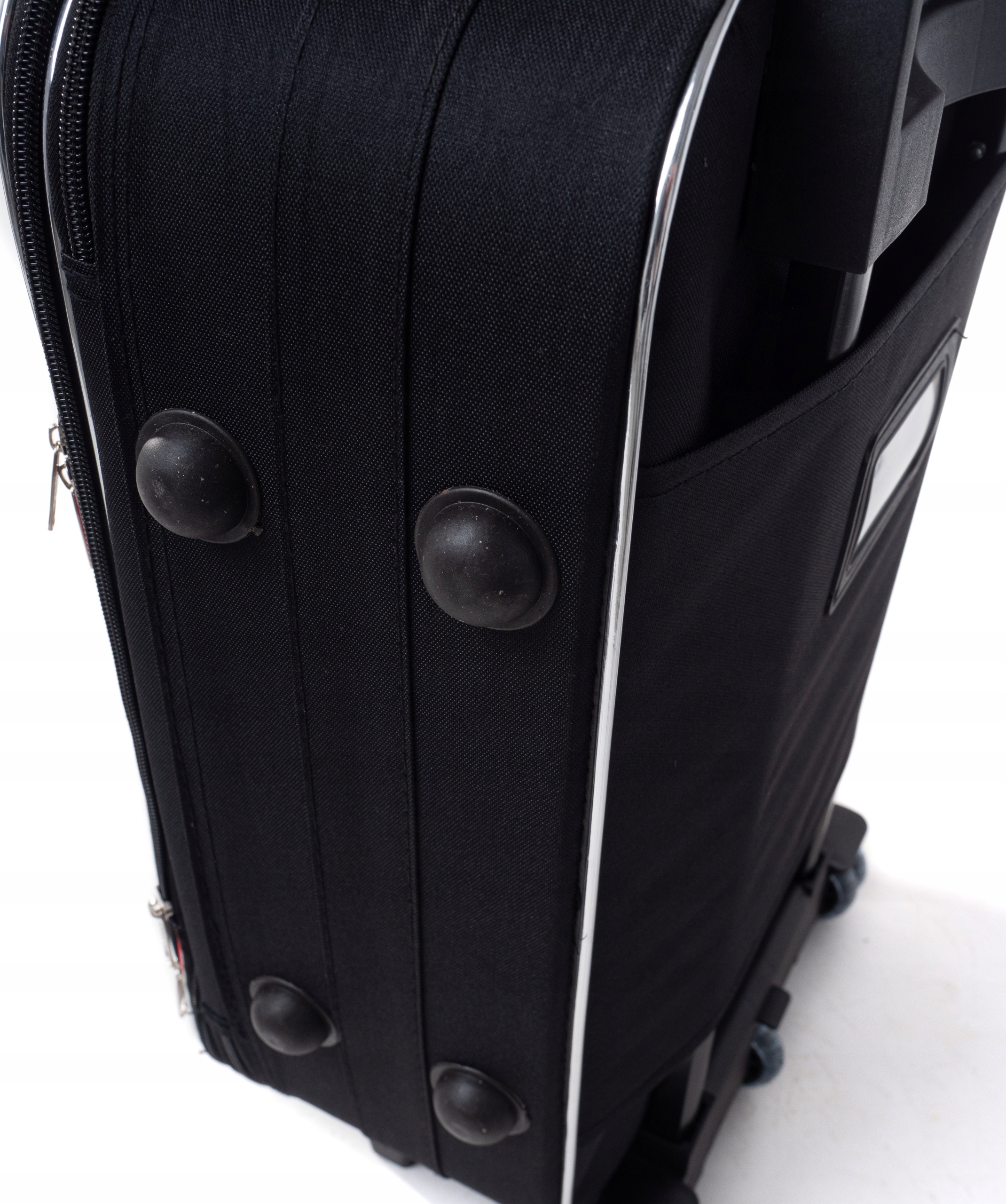 ŚREDNIA WALIZKA PODRÓŻNA + KUFEREK BAGAŻ KÓŁKA Materiał dominujący codura