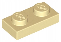 

Lego 3023 plate płytka 1x2 piaskowy tan 10 szt N
