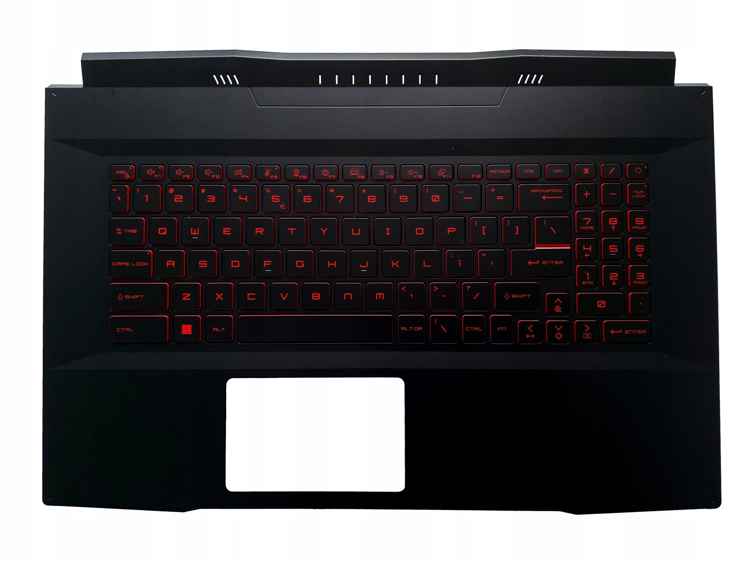 Palmrest Pouzdro Klávesnice Pro Msi Katana GF76 MS-17L1 MS-17L3 Led Red