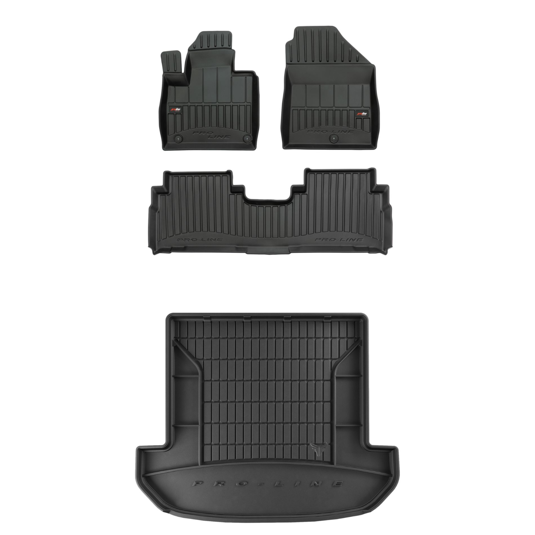 Sada gumových kobercov a rohoží pre Kia Sorento III 2014-2020