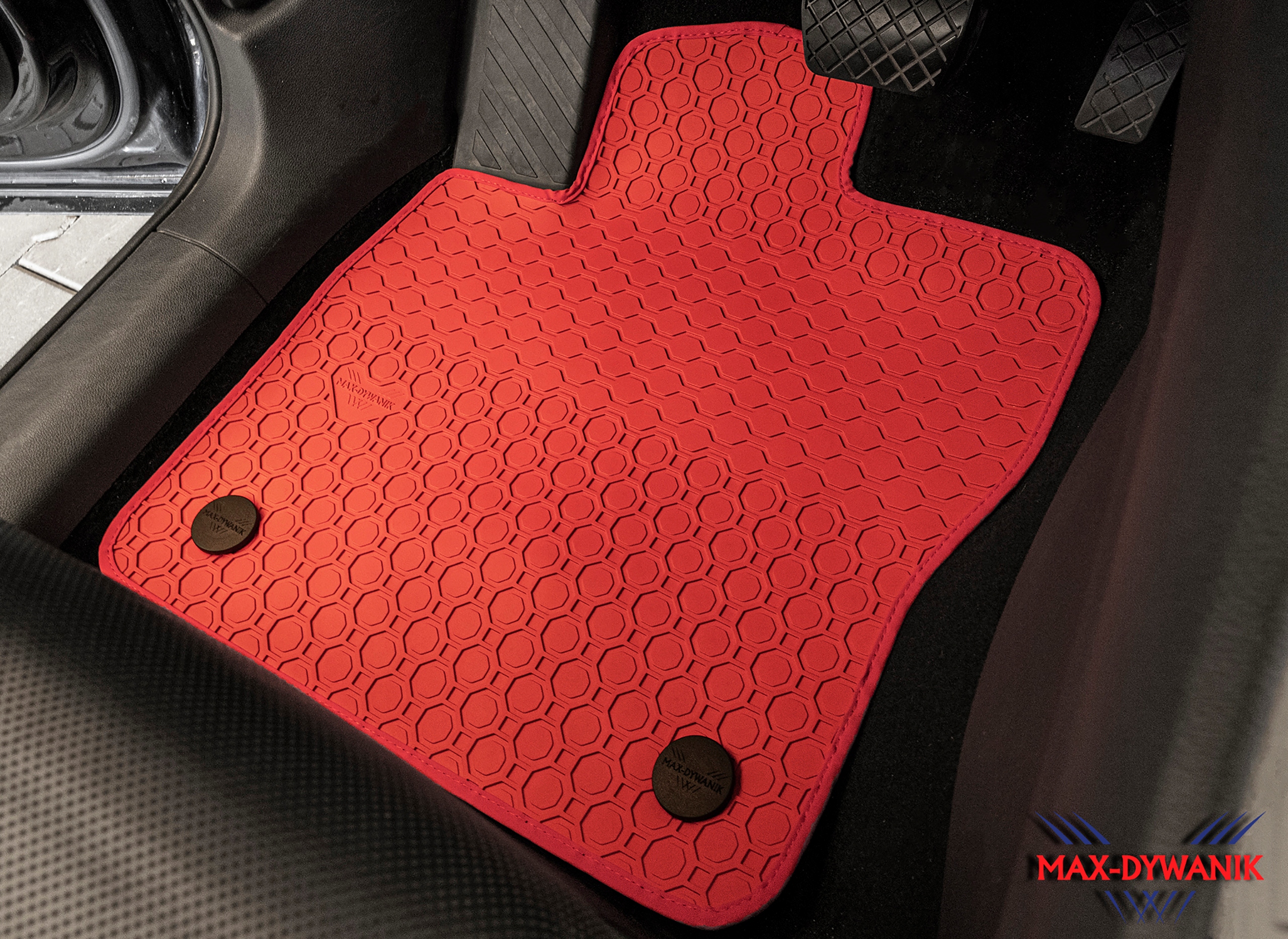 Range Rover II SUV 1994-2002 Dywaniki gumowe PrimeLiner Kolor czerwony