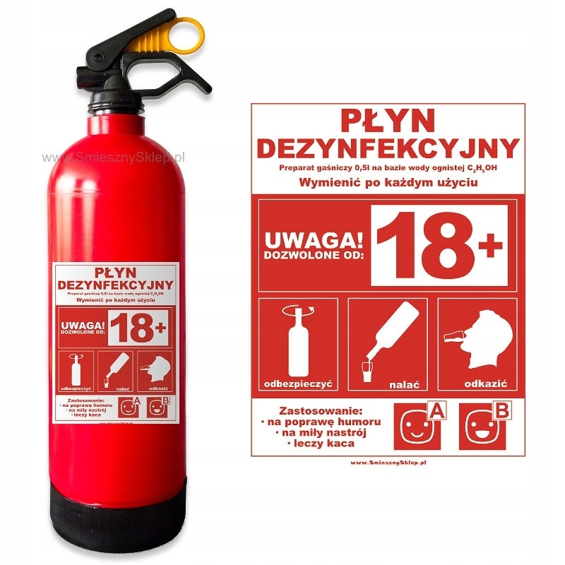 

Gaśnica Schowek Na Flaszkę 18 Urodziny
