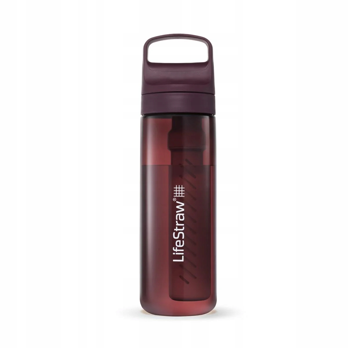 LifeStraw Go 2.0 Butelka Na Wodę Filtr Membranowo-Węglowy 650ml Bordowa