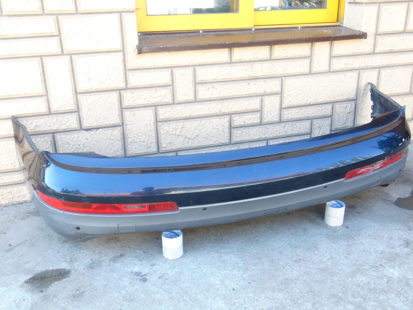 bumper rear part rear AUDI Q7 4L LZ5Q PDC