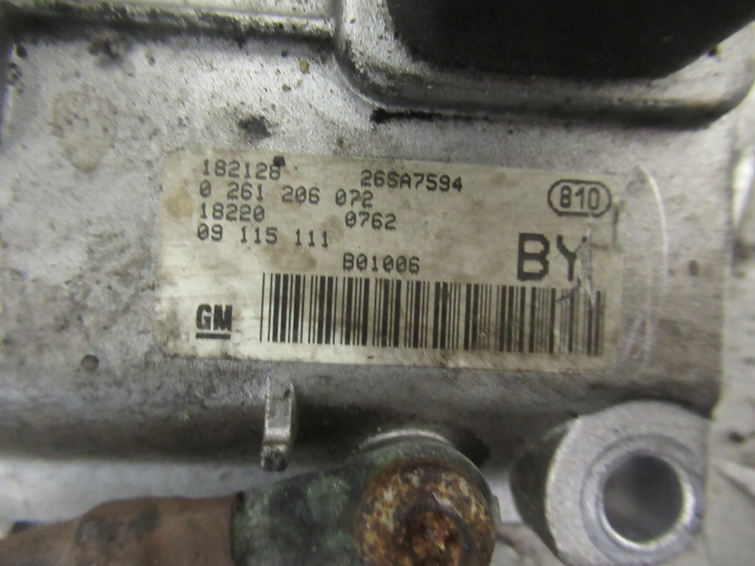 computer of the engine control unit OPEL CORSA C 1.0 B BOSCH 09115111 0261206072