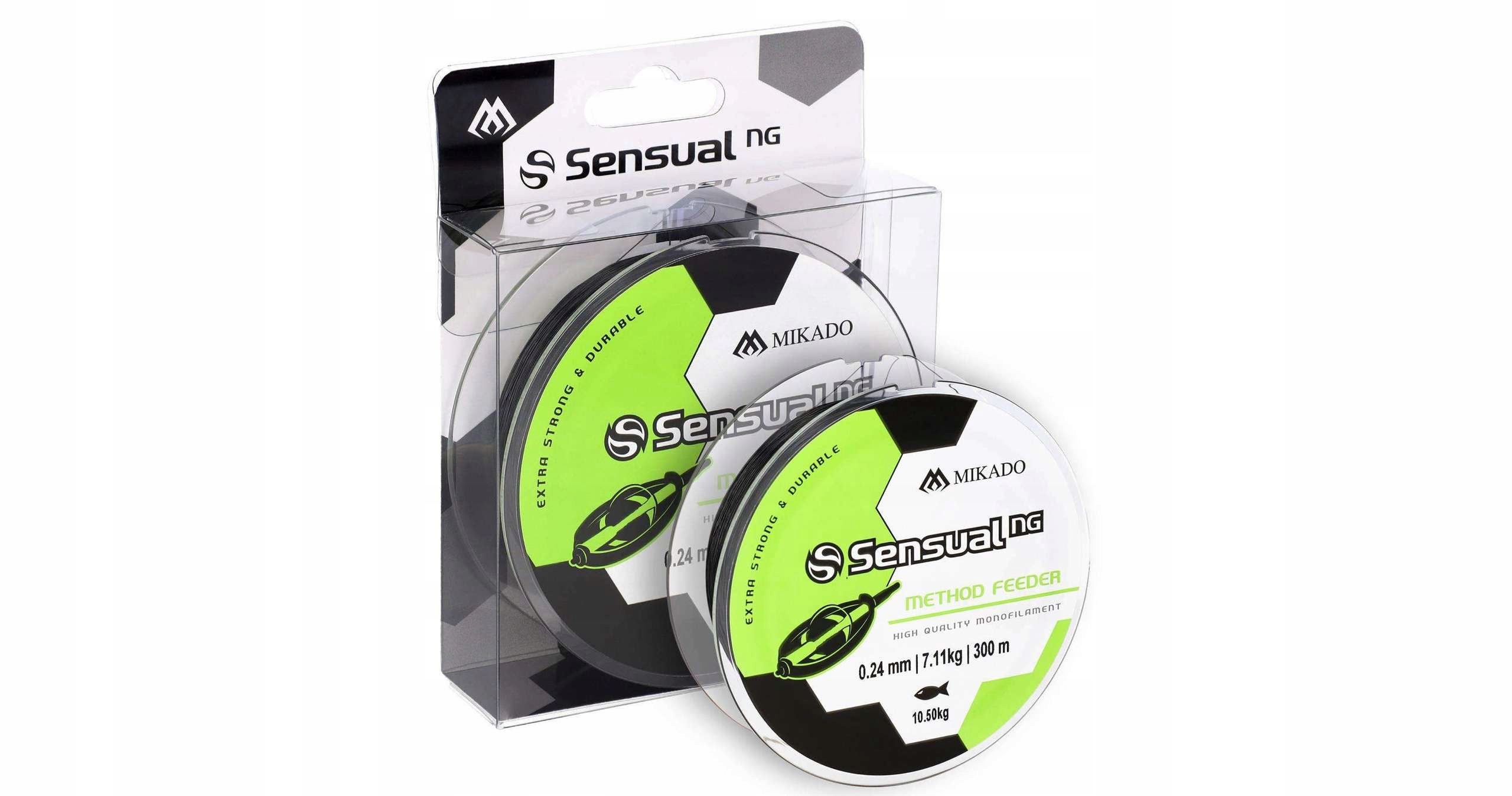 Żyłka Mikado Sensual N.g. Method Feeder 0,18mm 300m Czarna