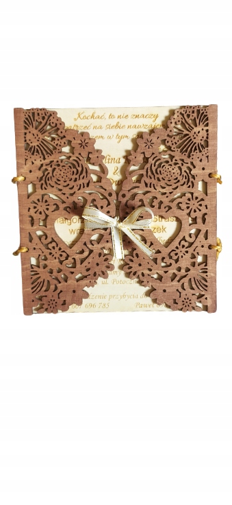 Zaproszenie zaproszenia ślubne ŚLUB Dla Rodziców