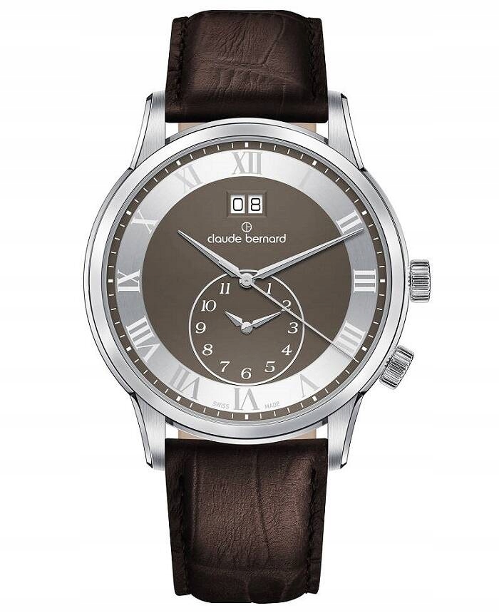 Pánské hodinky Claude Bernard 62007-3-GRN Classic 2nd Time Zone