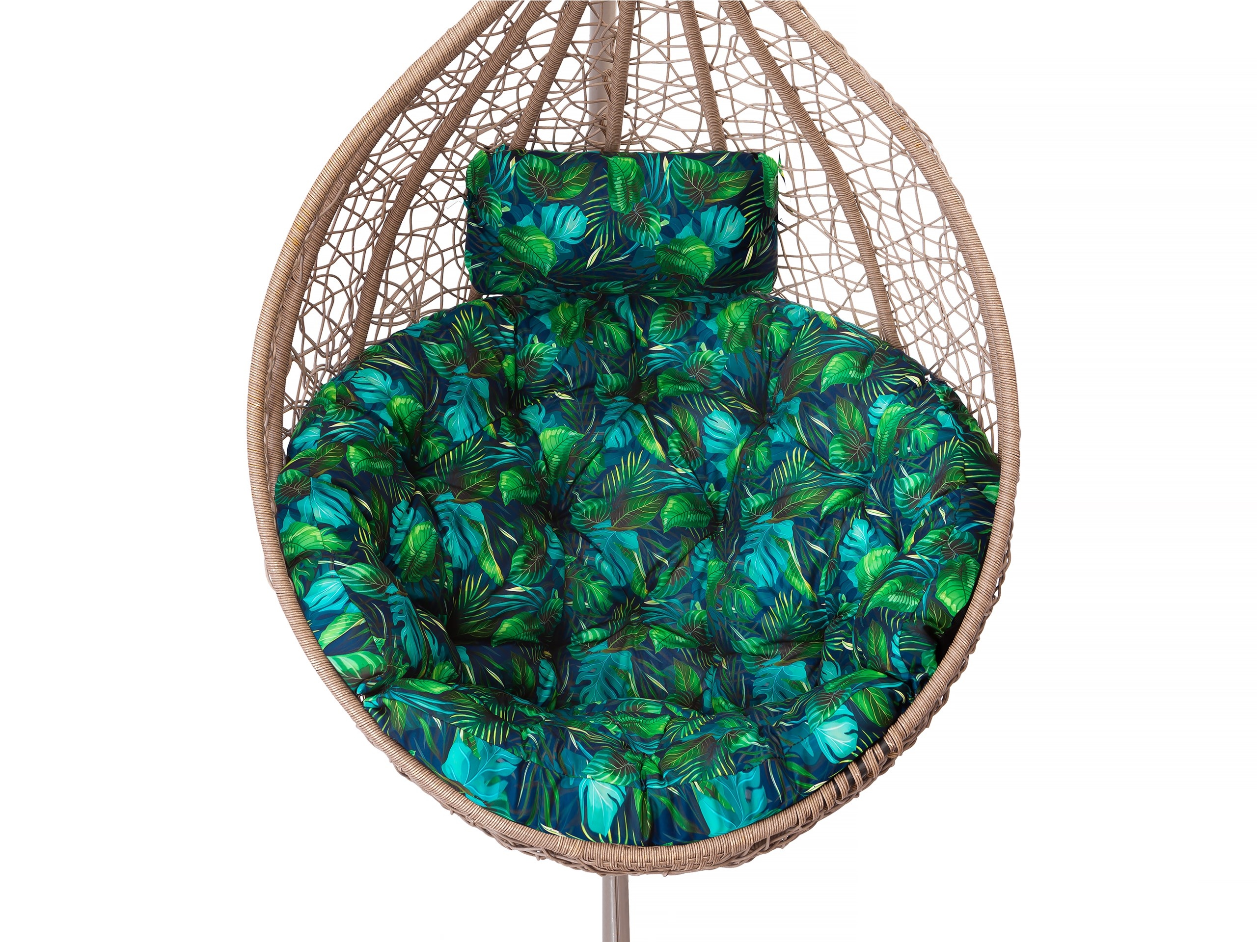 Vankúš na hojdačku, závesné kreslo Kokon, záhradný vankúš, vodotesný, hrubý