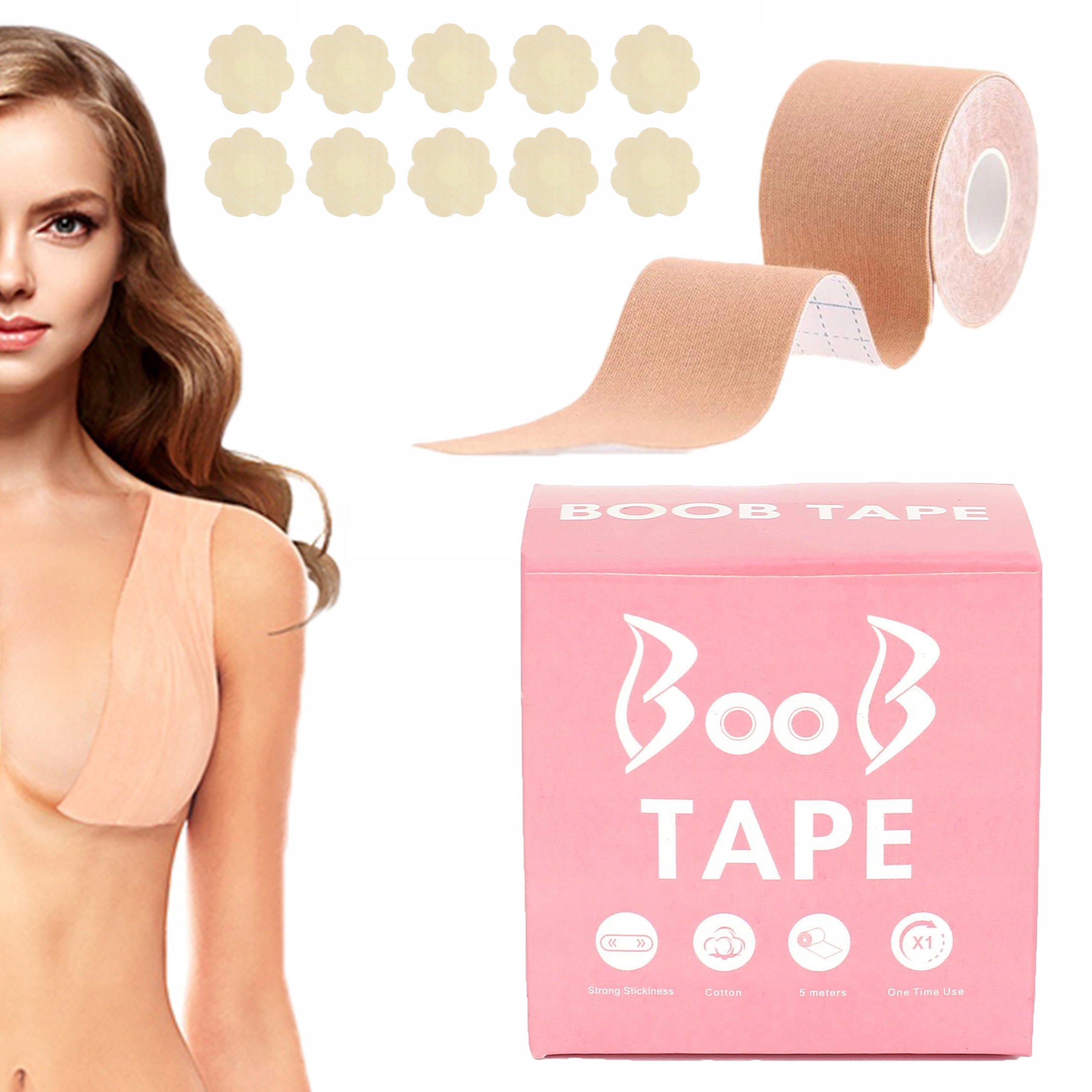 

Taśma unosząca biust dekolt boob tape nakładki
