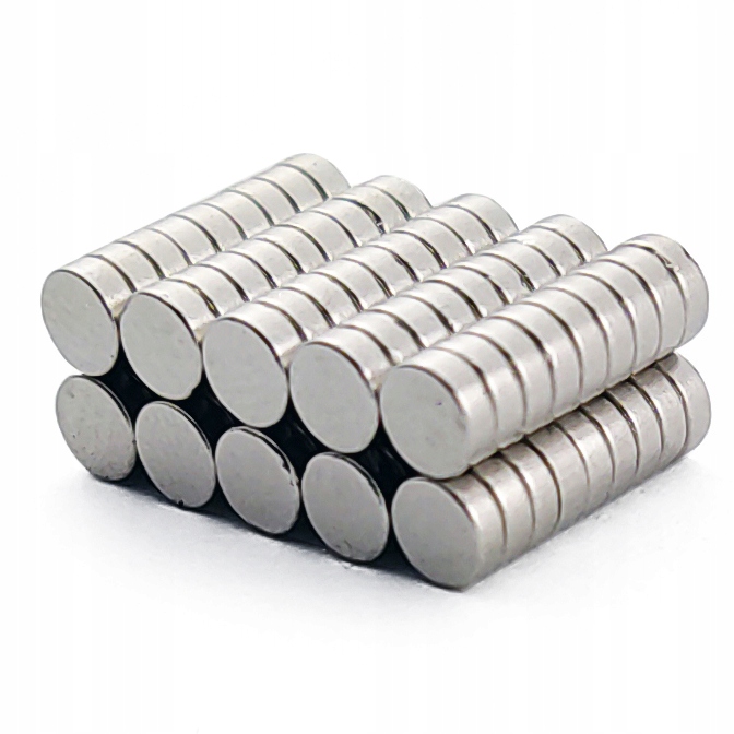 

Magnes Neodymowy Walcowy 4x1 Mocny 100szt.