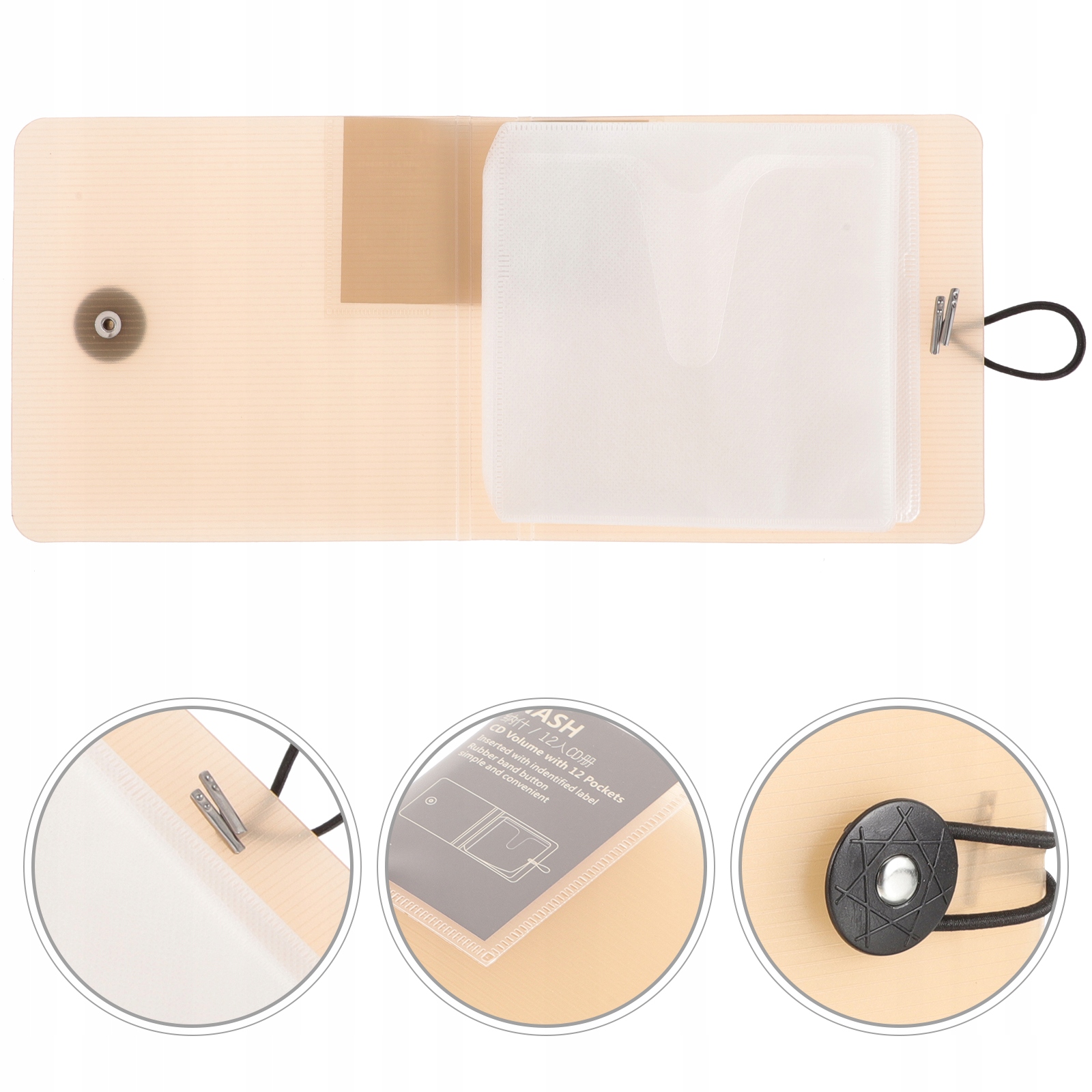 WKŁADKI DO CD PRZECHOWYWANIE SPOJNIK CD ORGANIZATOR DYSK Kod producenta 16390590