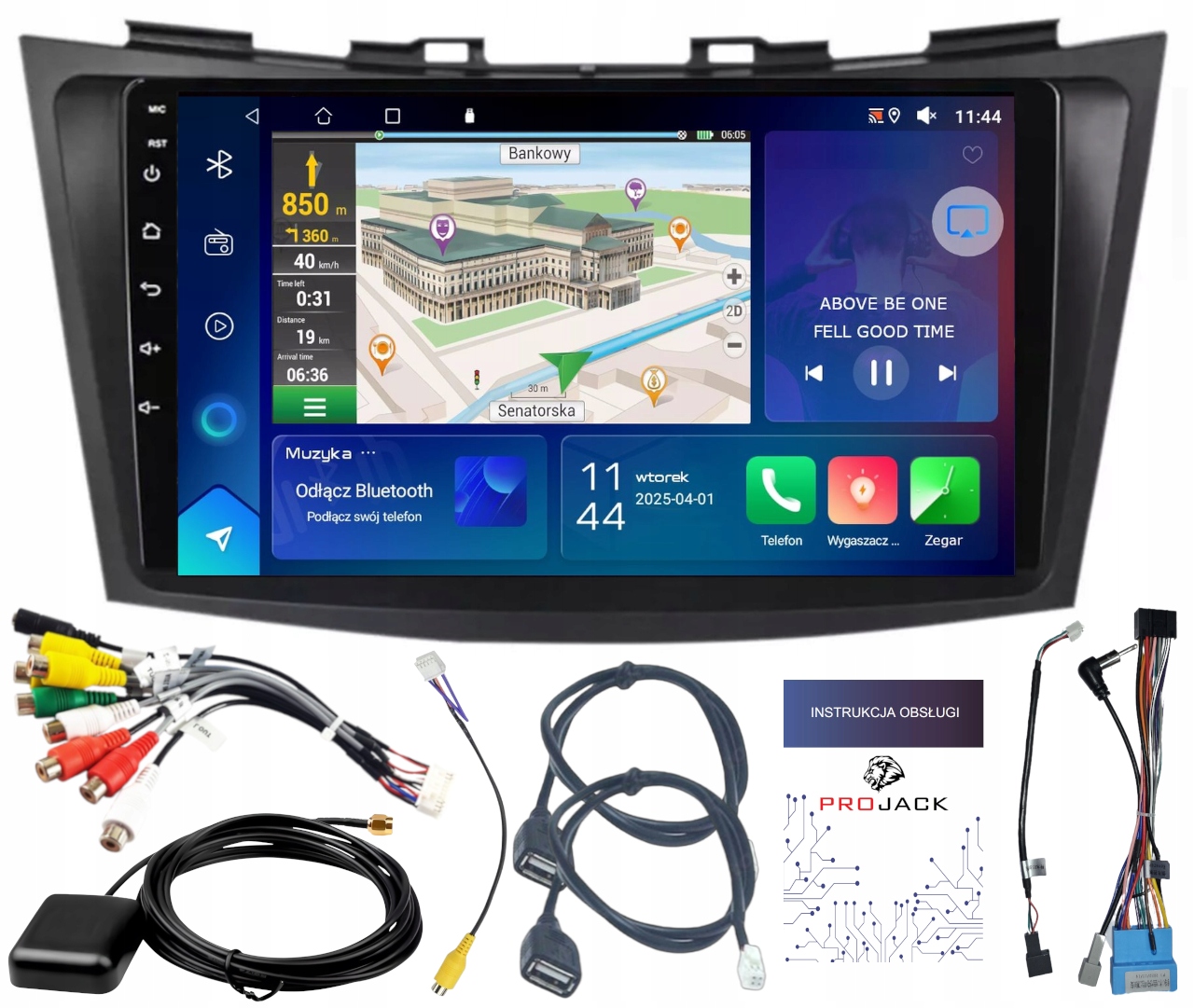 Autorádio Gps Suzuki Swift 2011-2015 Wifi Carplay Usb 2GB 64GB