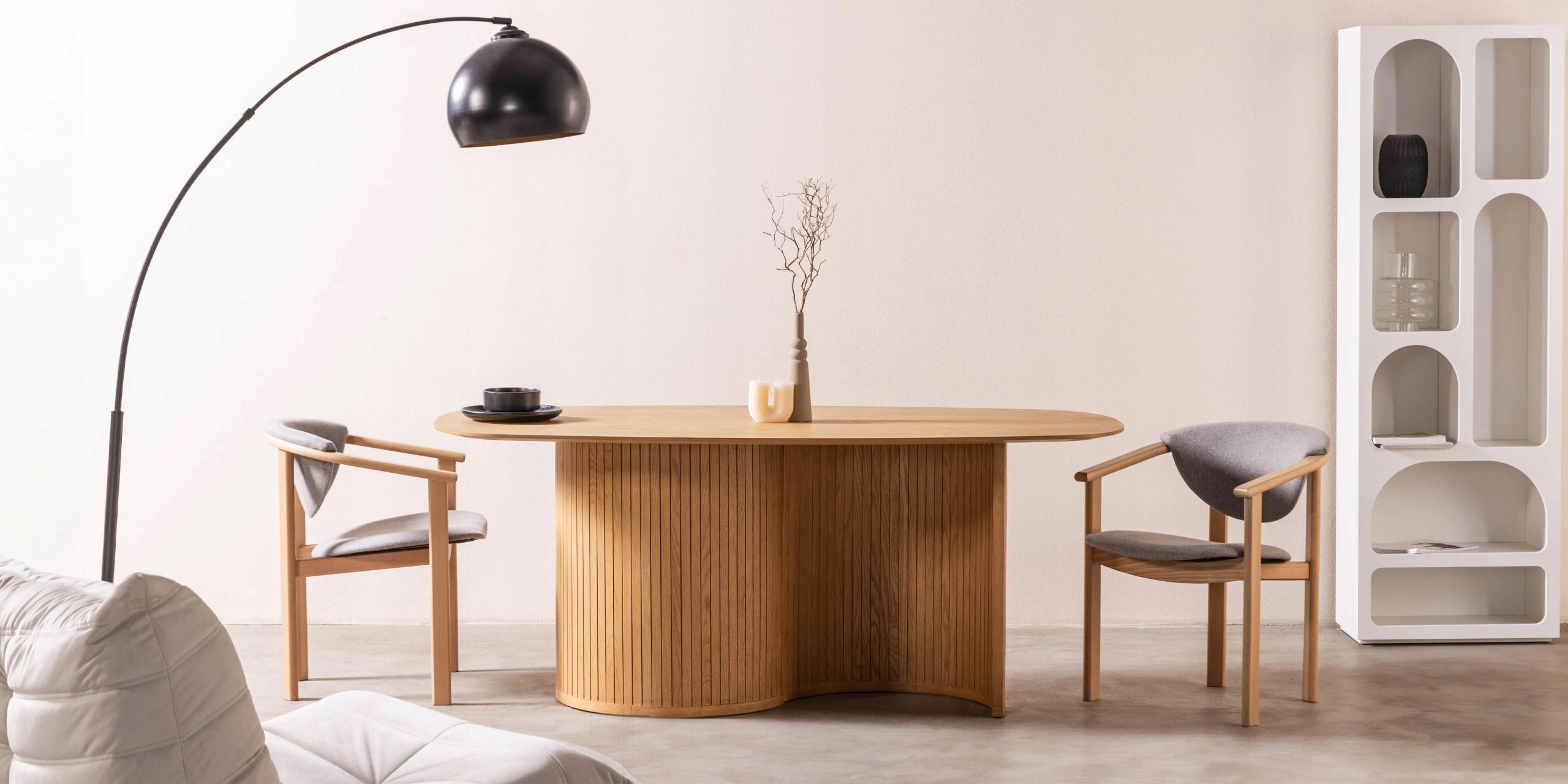 STÓŁ do jadalni LAMELE jesion Kolekcja Sicily