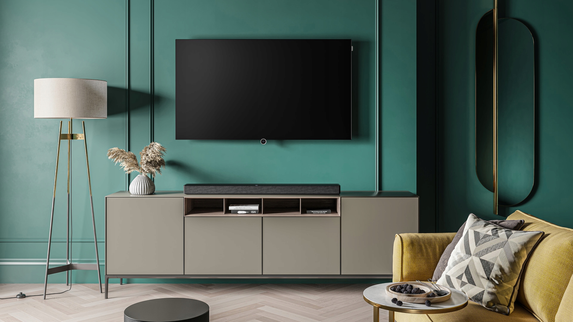 LOEWE KLANG BAR5 + 2x MR1 + SUB5 SYSTEM KINA 5.1.2 System dźwięku 2.1