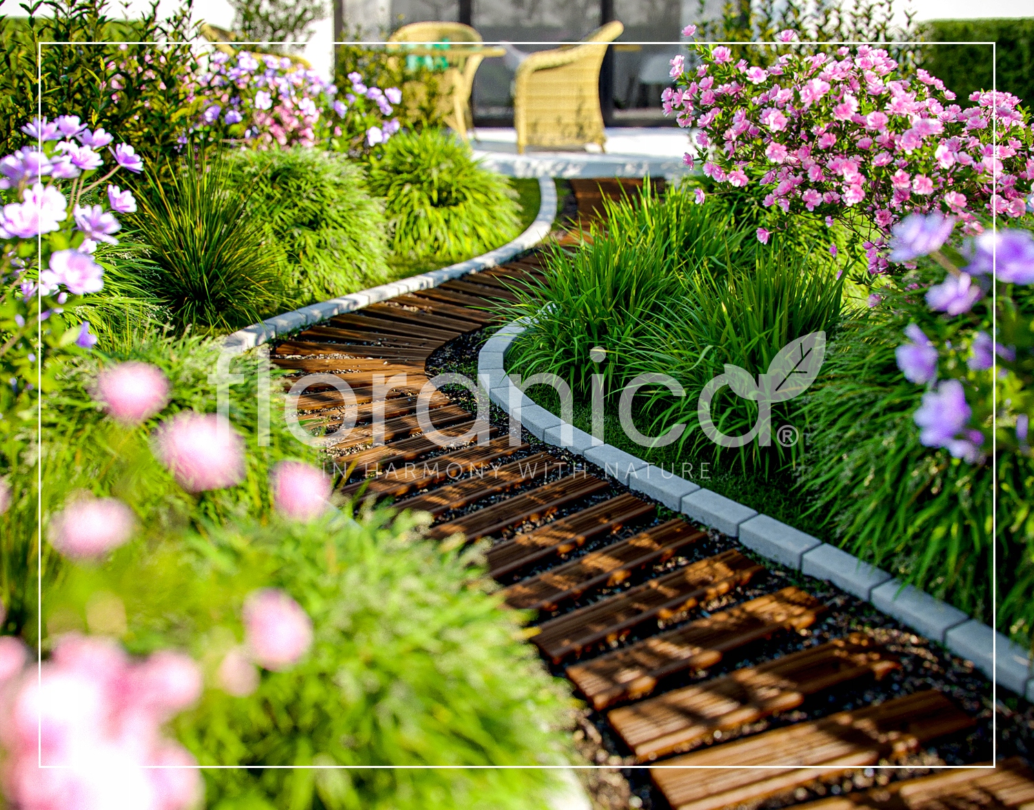 Ścieżka ogrodowa Rollweg 6m 30cm modrzew brązowa Rodzaj ścieżka