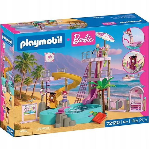 Playmobil Aquapark Barbie Park wodny 72120