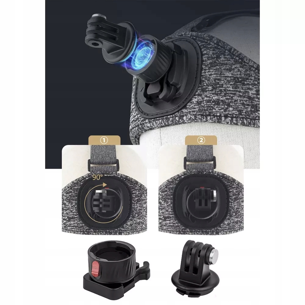 Szelki Opaska na Głowę Kask Uchwyt do Telefonu Smartfona IPhone Samsung Kod producenta Uchwyt na Telefon na Klatkę Piersiową