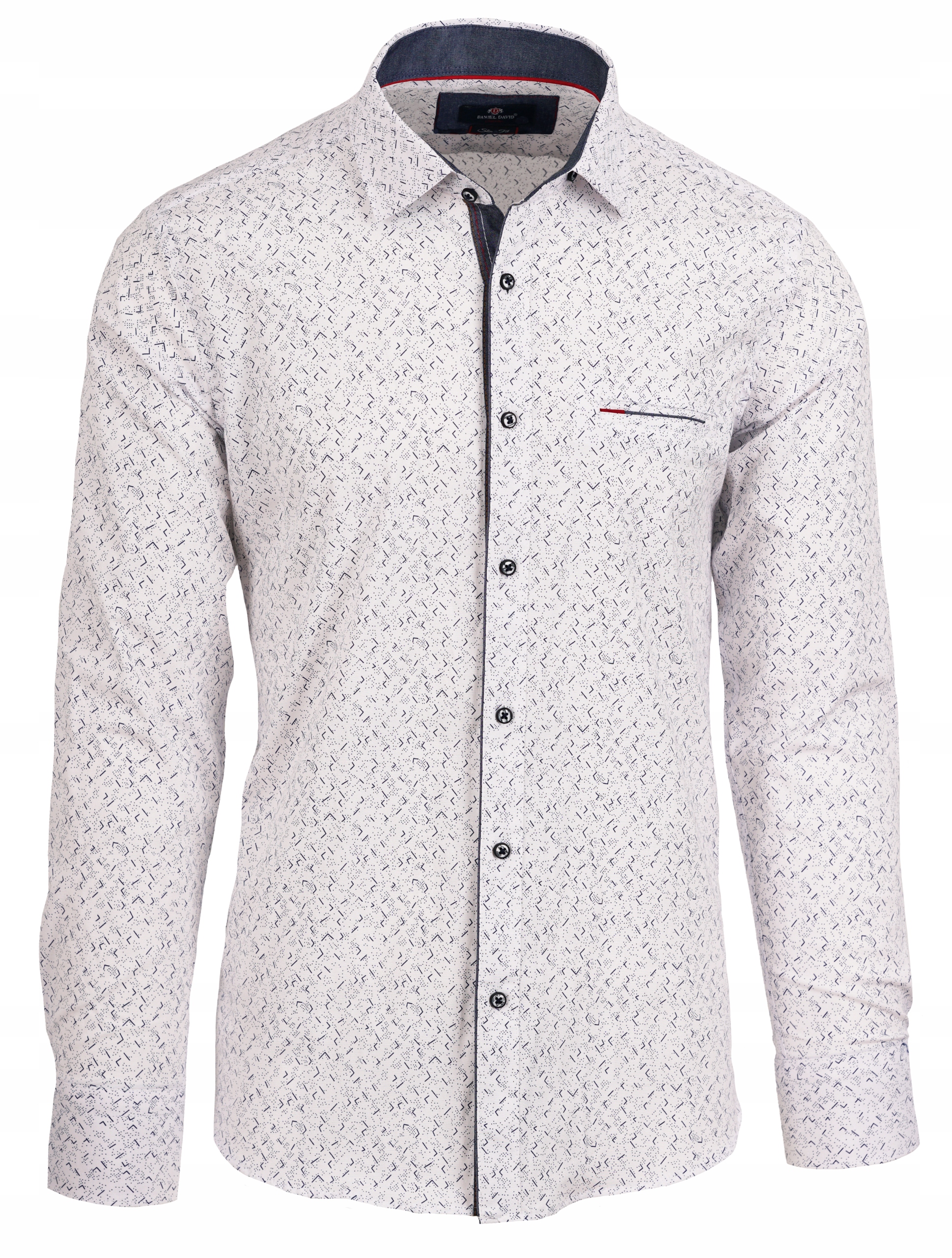 KOSZULA MĘSKA BIAŁA WIZYTOWA CASUAL SLIM ELEGANCKA TURECKA XL 43/44 Marka inna