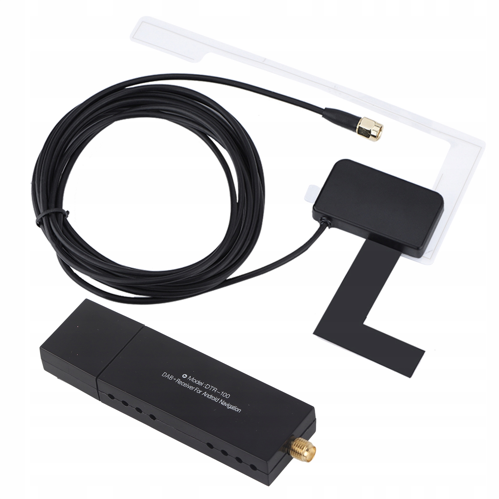 Automobilový Usb Dab/dab+ Rádio Přijímač Pro Android S Anténou