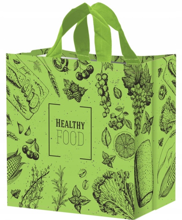 TORBA ZAKUPOWA FRASPO 24L WARZYWNIAK ZIELONA