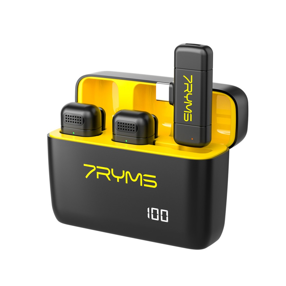 Bezprzewodowy mikrofon dla dwóch osób 7Ryms Rimo S1 USB-C + etui ładujące EAN (GTIN) 6973754270651