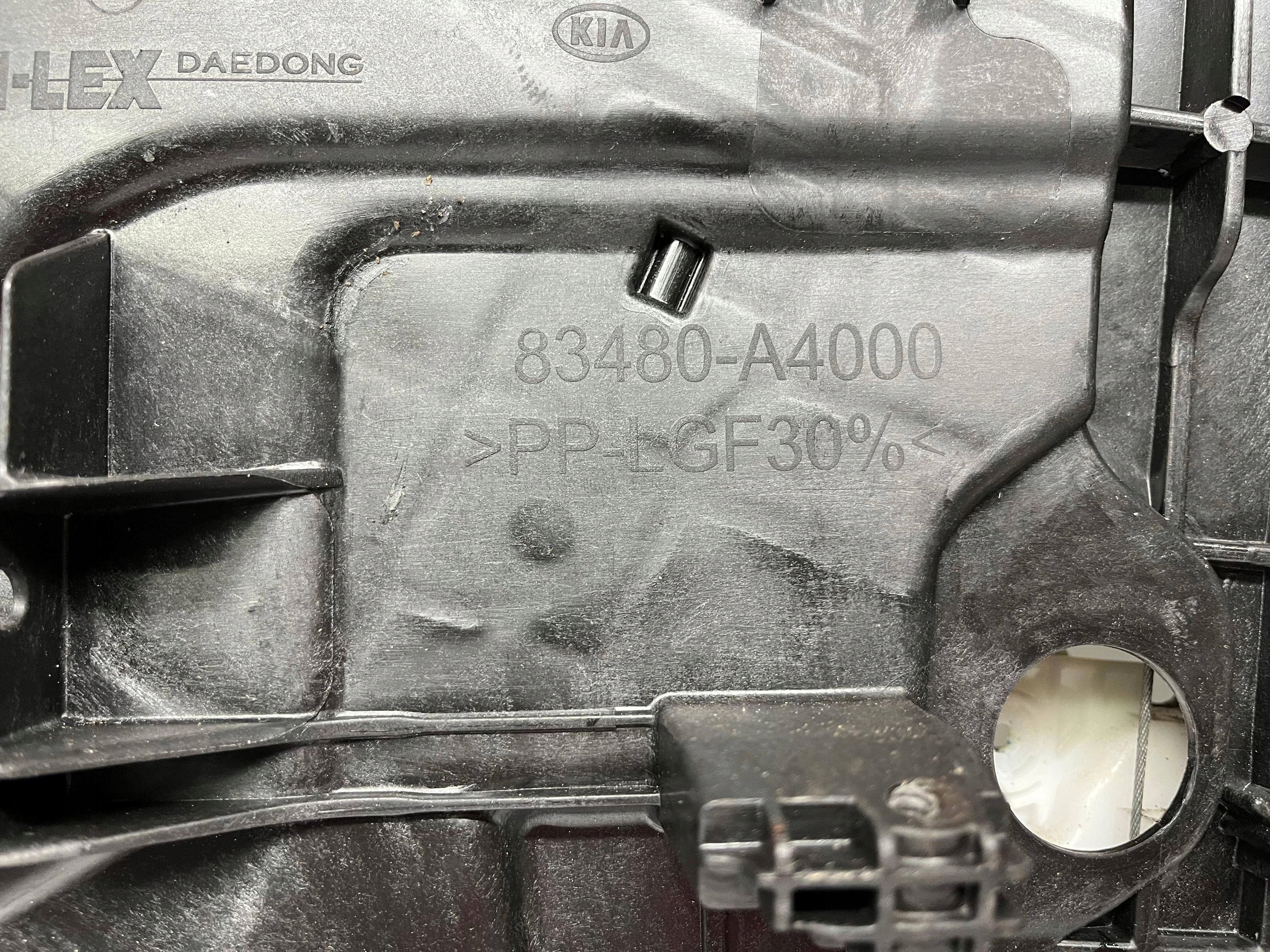 KIA CARENS IV window regulator right rear part 83480-A4000 2013