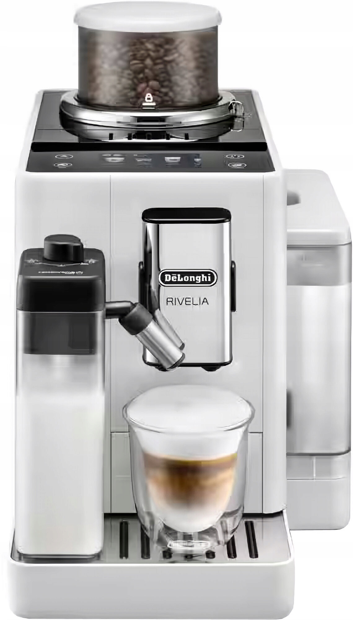 DE'LONGHI Rivelia Ekspres Ciśnieniowy LatteCrema 16 Napojów Biały — miniatura 14