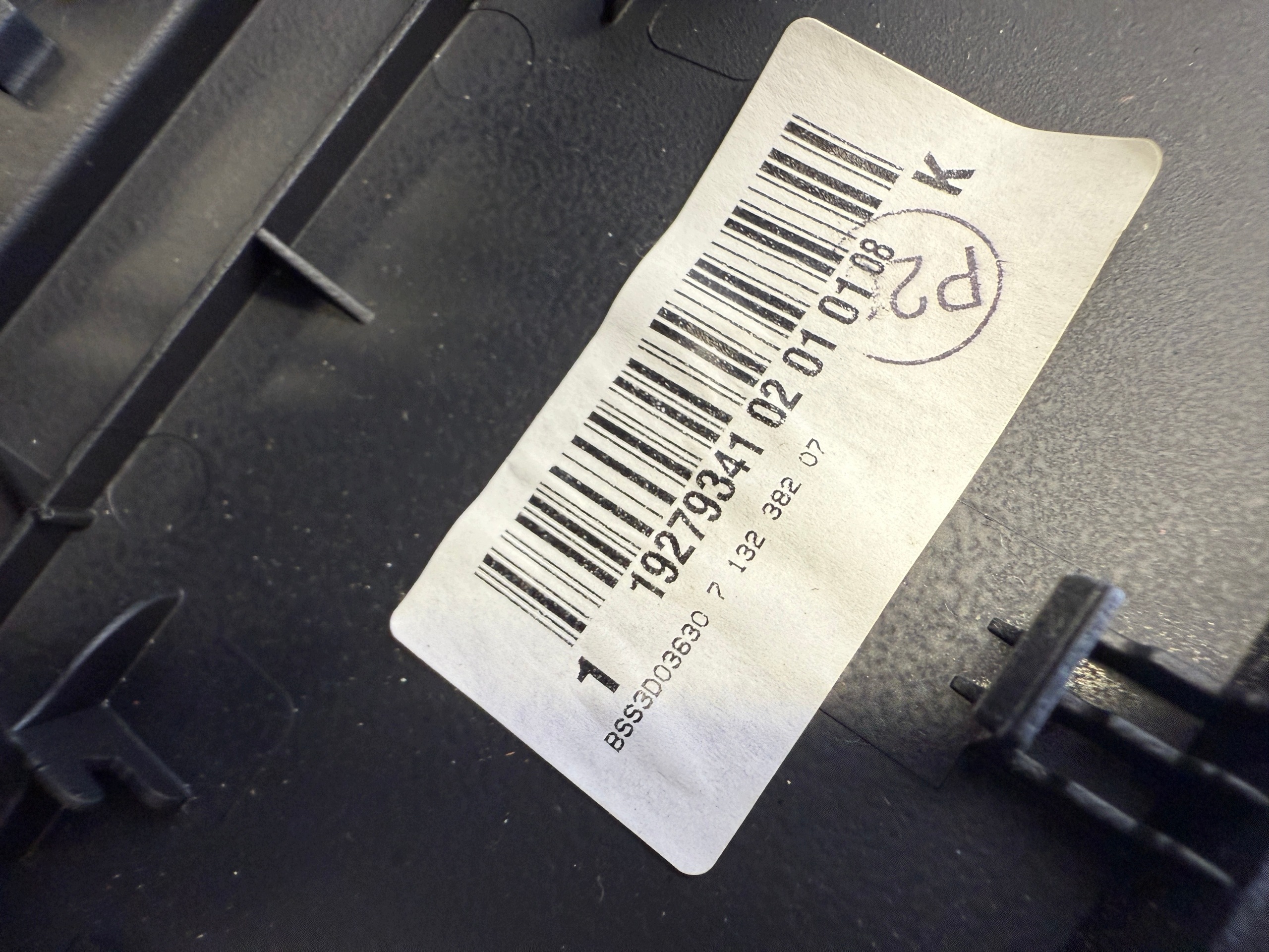 BMW E90 E91 grid air conditioning devices TUNELU rear 7129556 7132382