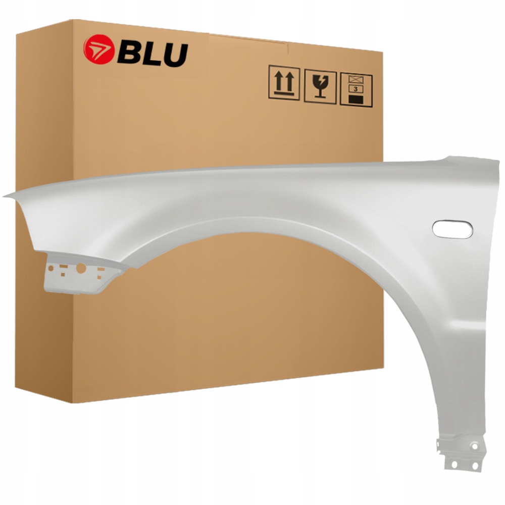 Blu Blatník Vw Passat B5 Lift Fl LB9A levý bílý 00-05 přední CandyWeiss